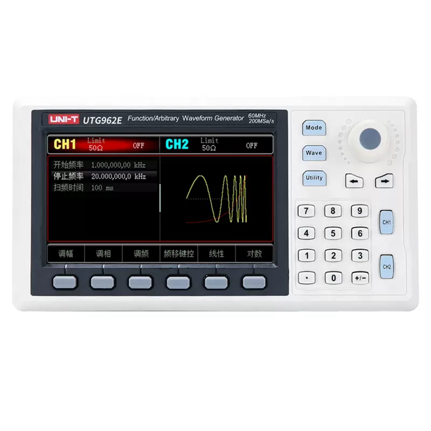 Dual Channel Arbitrary Waveform Function Generator 60Mhz - UNI-T UTG932E UTG962E función generador de