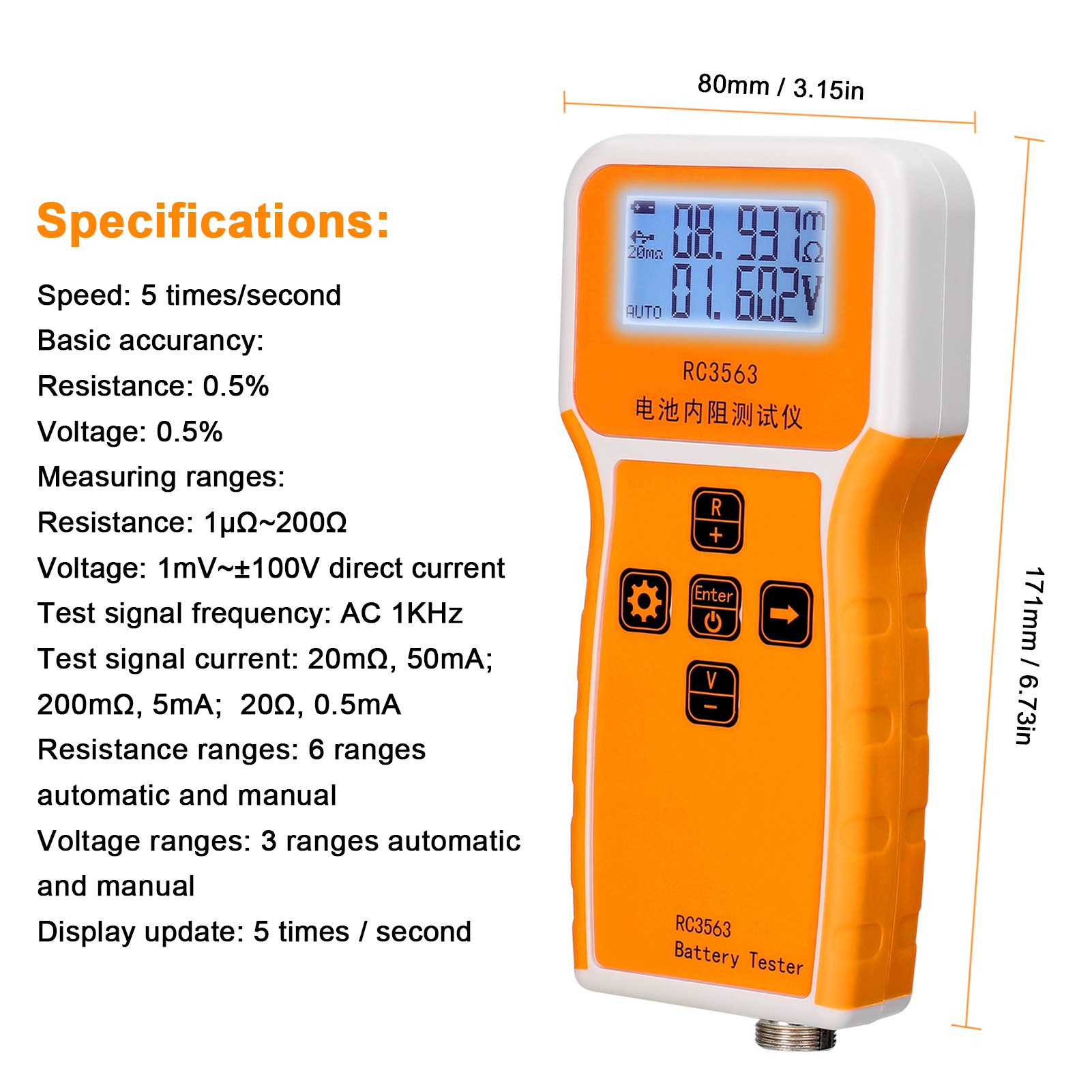 Comprobador de resistencia int - Battery Internal Resistance Tester Four Wire reseña y precio