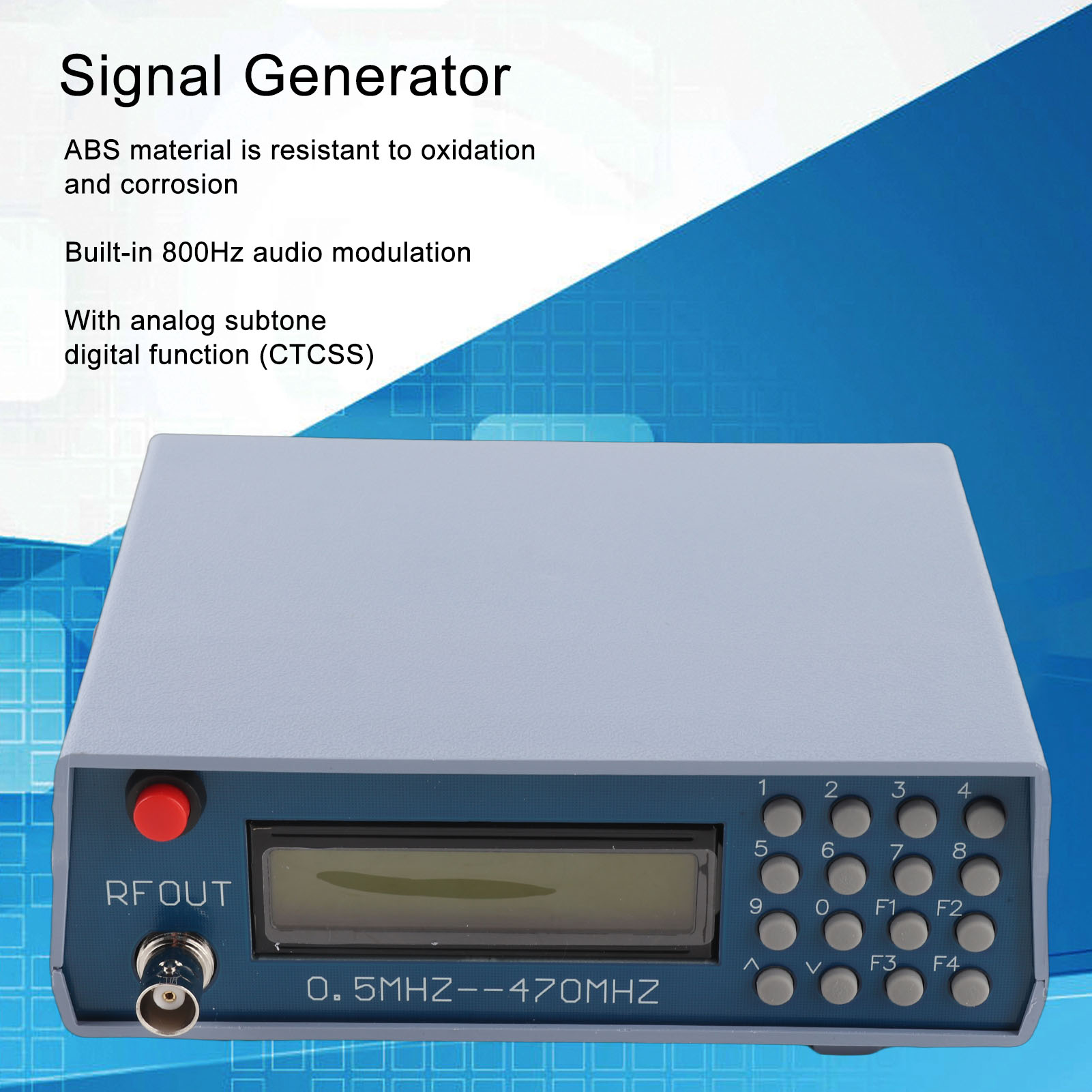 Generador de señales RF, fuent - Rf Signal Generator 0.5Mhz To 470Mhz reseña y precio