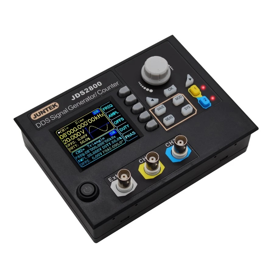 JDS2800-15M 60MHz DDS función  - Dual Channel Arbitrary Waveform Function Generator 60Mhz reseña y precio