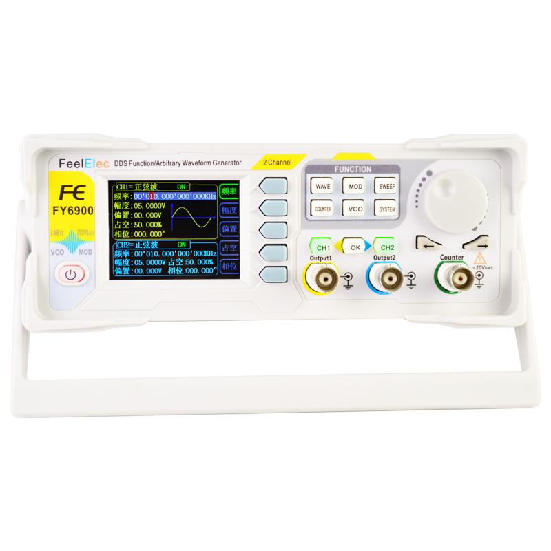 FY6900 generador de señal Plus - Dual Channel Arbitrary Waveform Function Generator 60Mhz reseña y precio