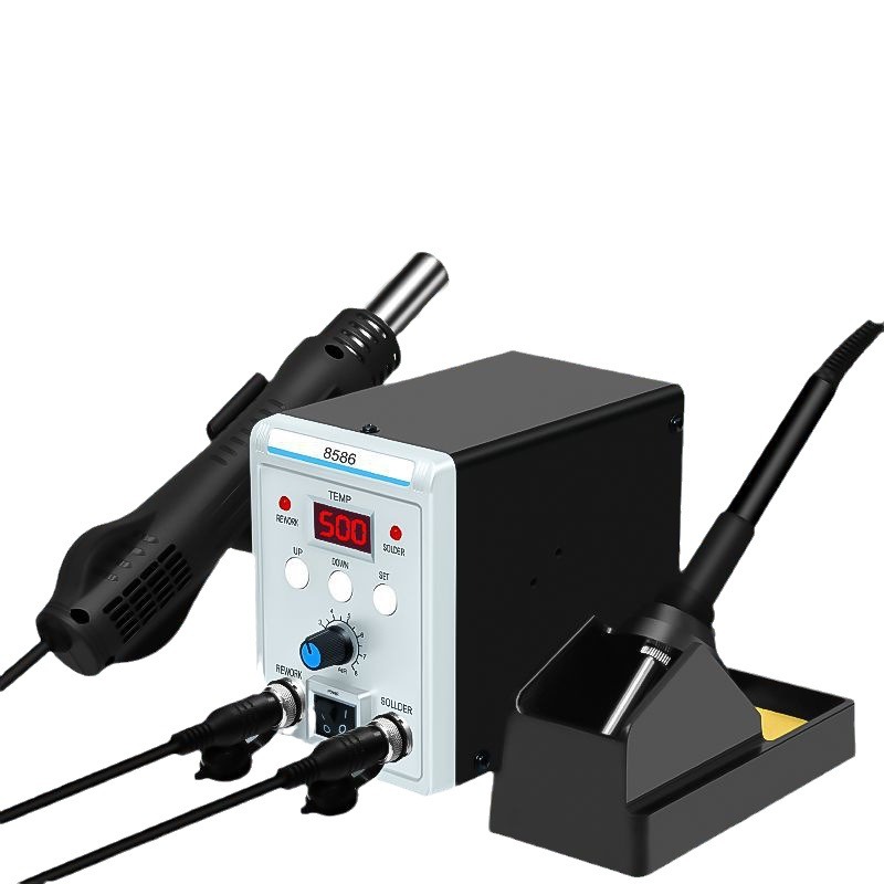 Estación de soldadura y retrab - Smd Rework Station Hot Air Soldering 2 In 1 reseña y precio